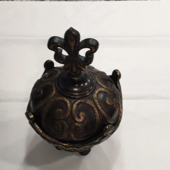 Resin Trinket/Candy Dish with Lid Decor - Picture 4 of 16